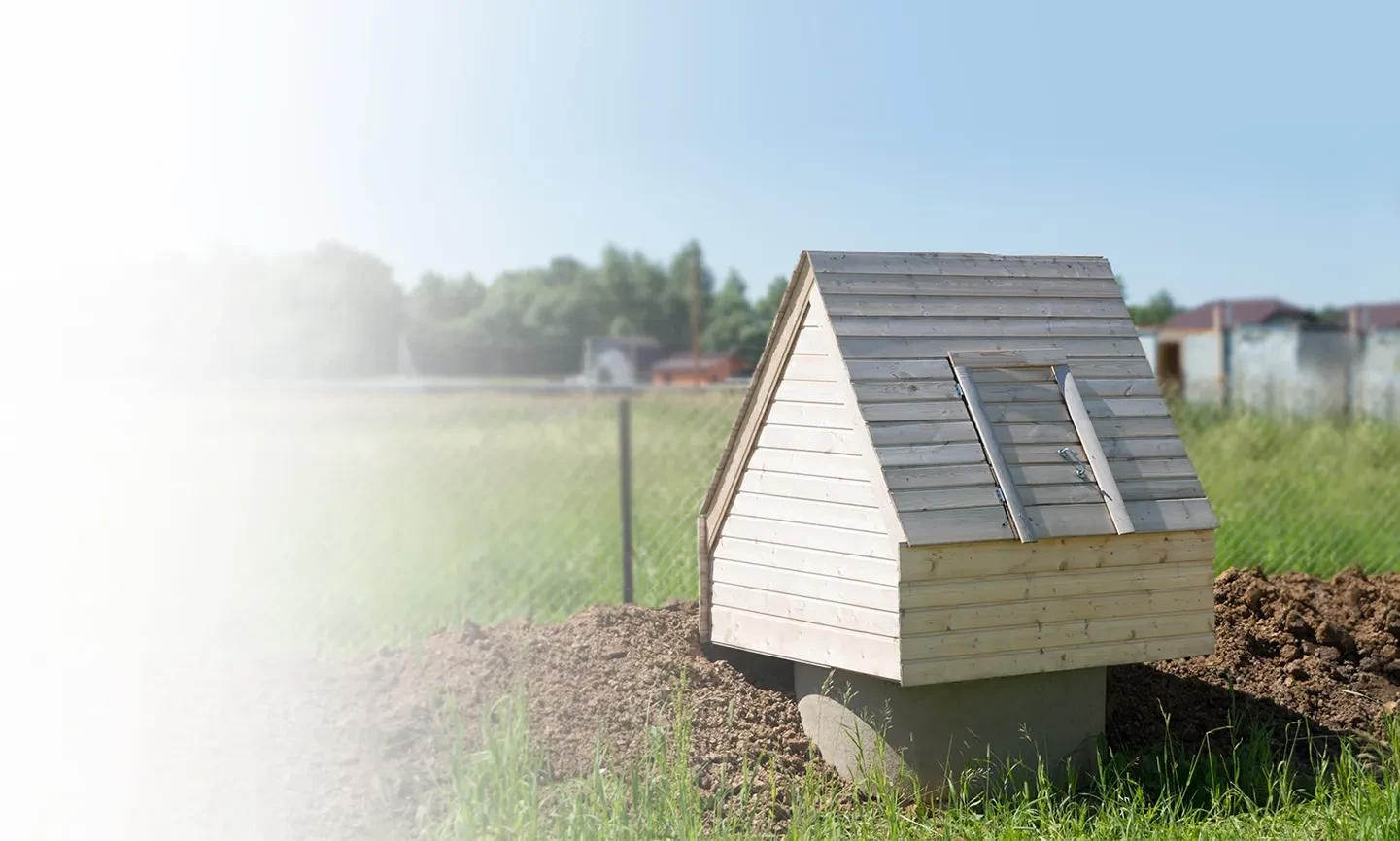 Установка септика | Фон